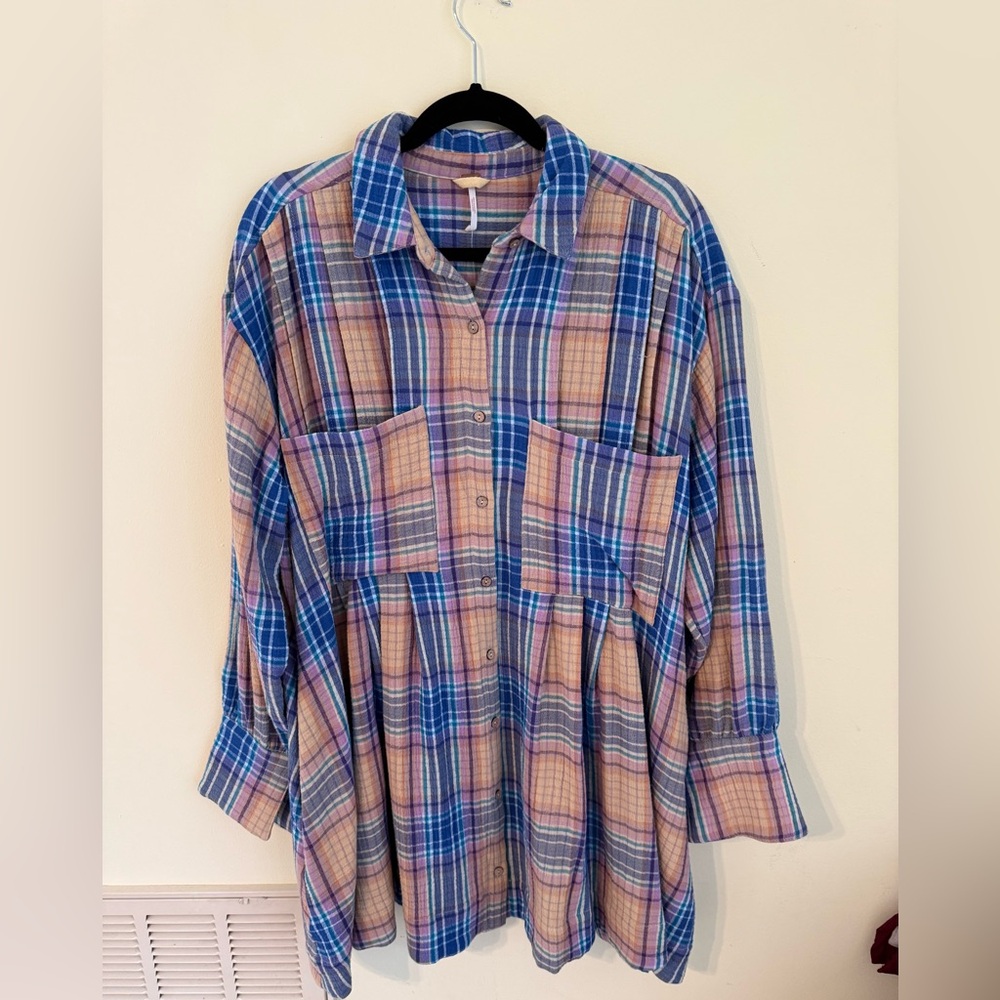 Free People The Voyage Shirtdress *NEW WITH TAGS* - Picture 3 of 13